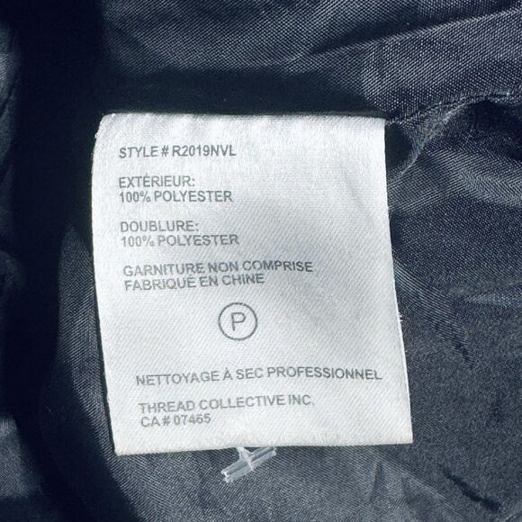 NVLT Dark Gray Plush Faux Fur Below the Knee Length Coat Fully Lined Size XS - Picture 5 of 6